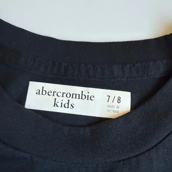Abercrombie Kids Black Graphic Tee Bundle 7/8 - Picture 5 of 13